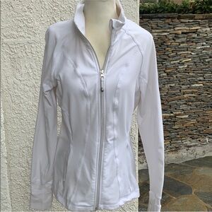 Athleta White Active ZIP up Jacket Size  M